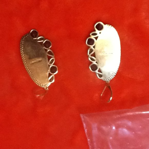 NWT SOLE SOCIETY Genuine Semi Precious Dangle Earrings - Picture 2 of 2